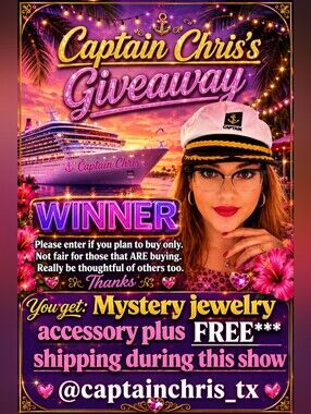 Giveaway *for Live/Silent Show Only*